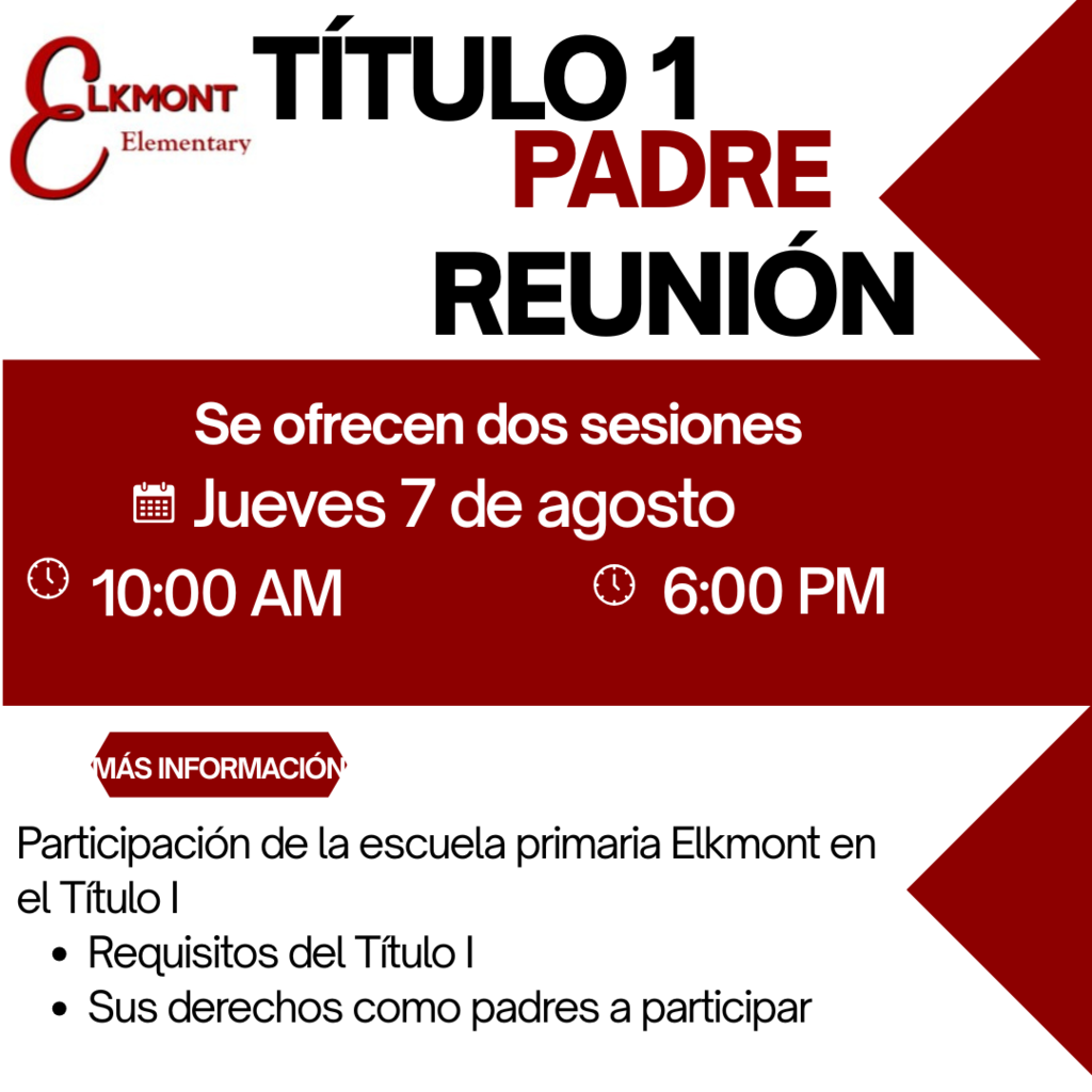 Title 1 Parent Meeting