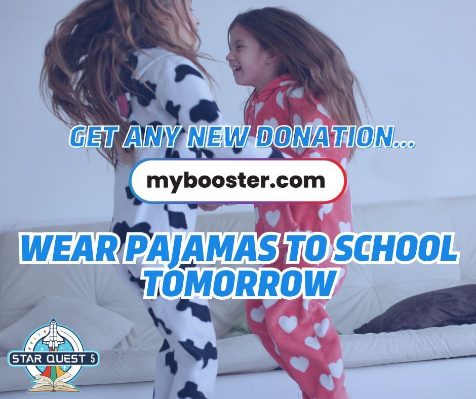 PJ day tomorrow for any new donation 
