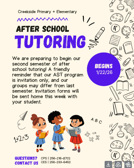 After School tutoring Info