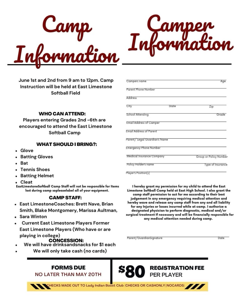 softball camp