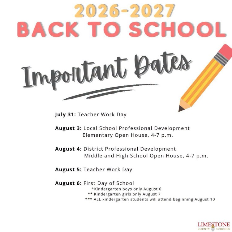 back to school dates
