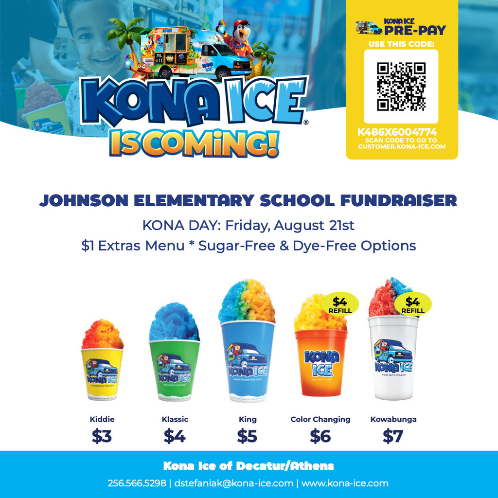 Kona Ice at JES on Friday