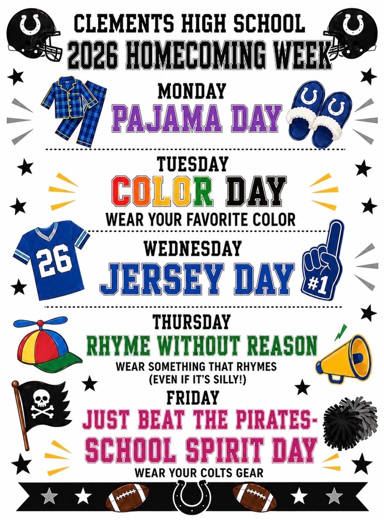 Homecoming dress up days 