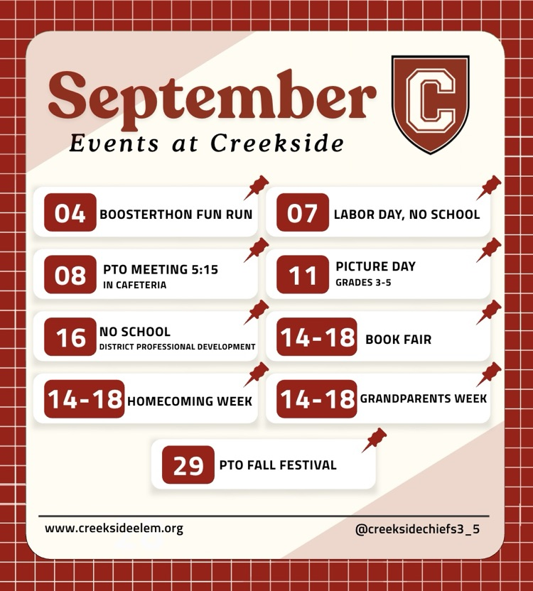 September at a glance