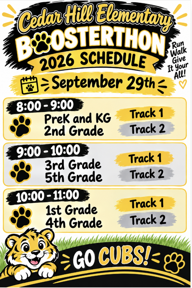 Fun Run 26 Schedule