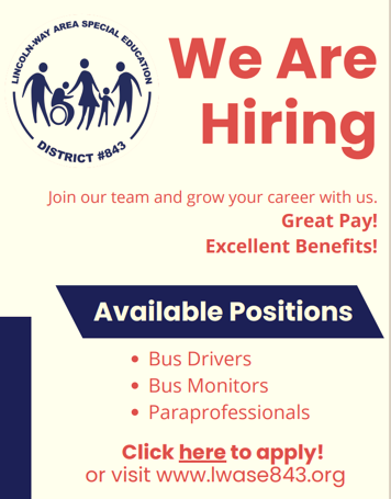 Now Hiring Flyer