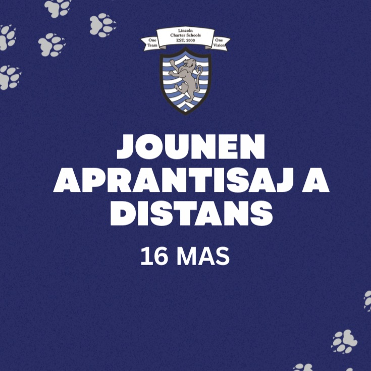 Distance Learning March 16-Haitian Creole