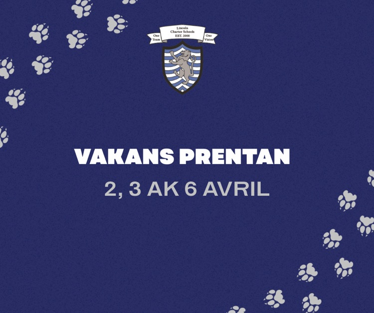 spring break reminder-Haitian Creole 