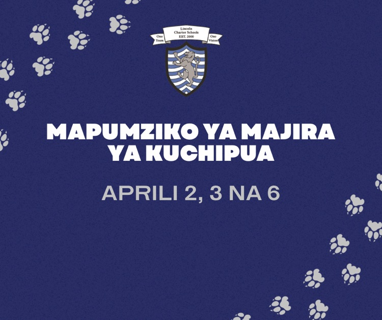 spring break reminder-Swahili 