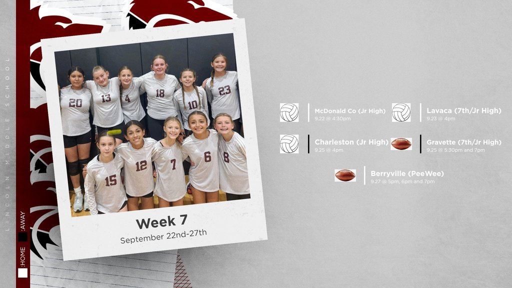 Week 7 - September 22nd-27th 