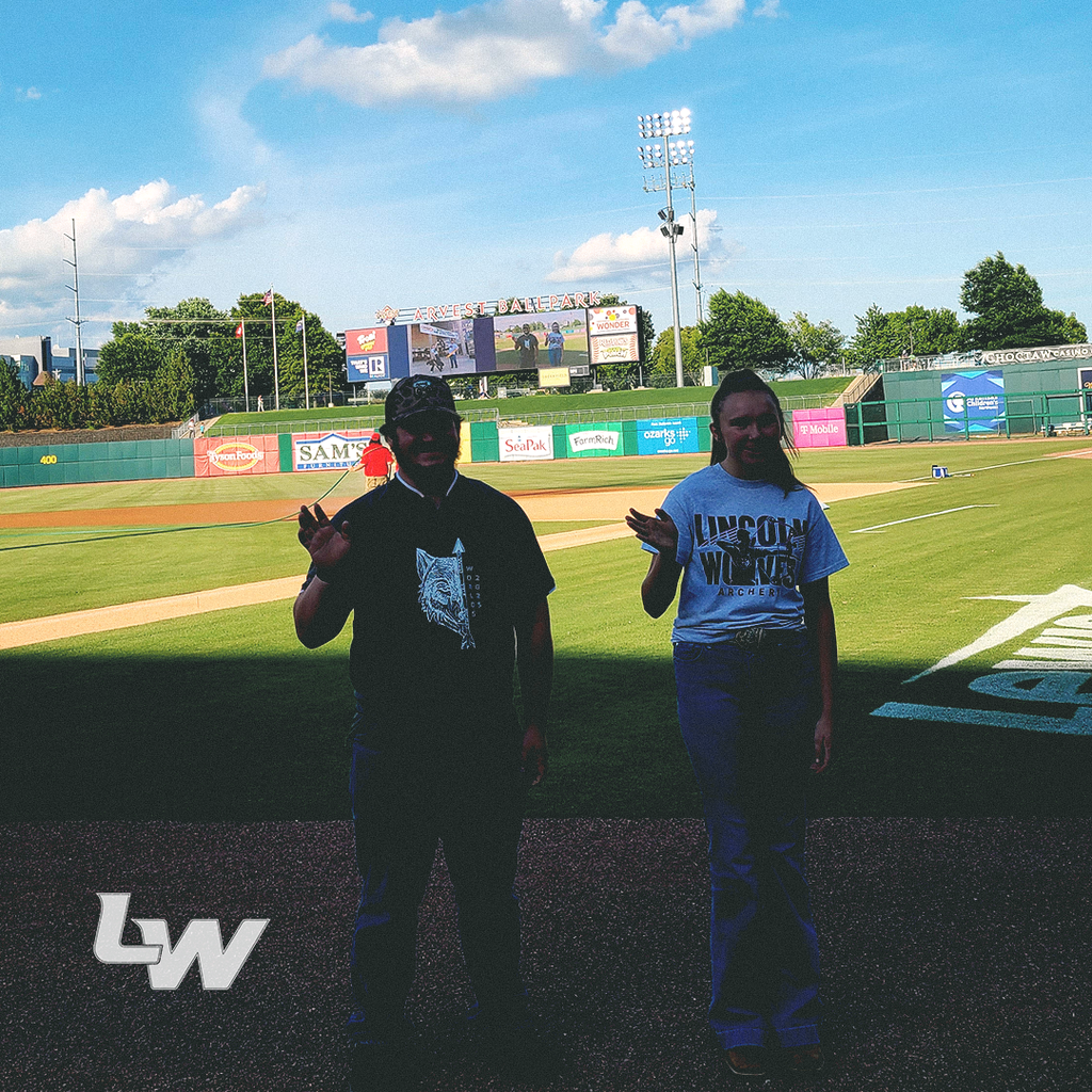 Archery Team at Naturals Game