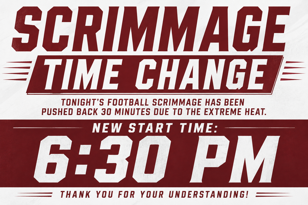 scrimmage time change