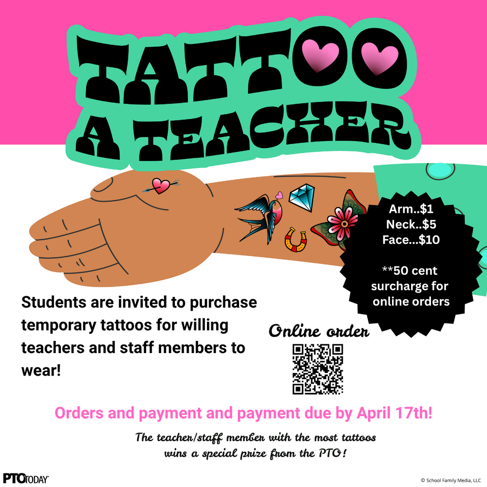 Tattoo a teacher fundraiser