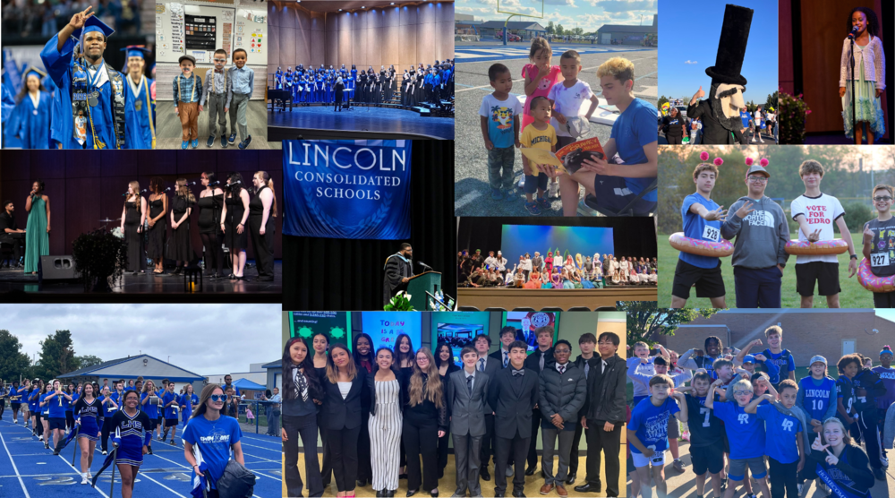 Collage of students