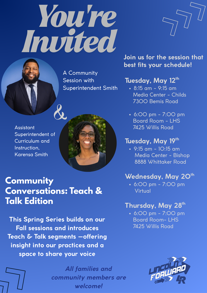 Community Conversations with Superintendent Smith