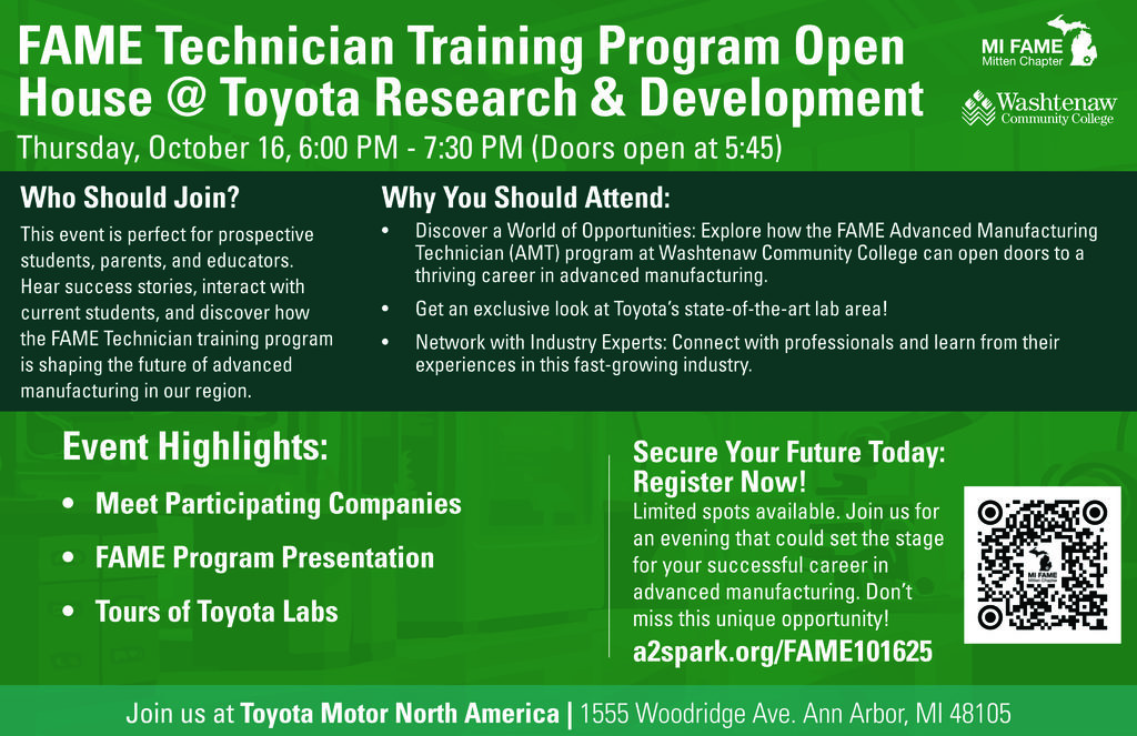 FAME Tech Training Program Open House