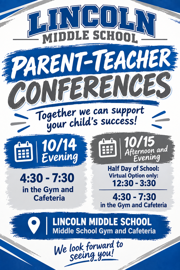 Middle School Parent Teacher Conferences 10/14 & 10/15