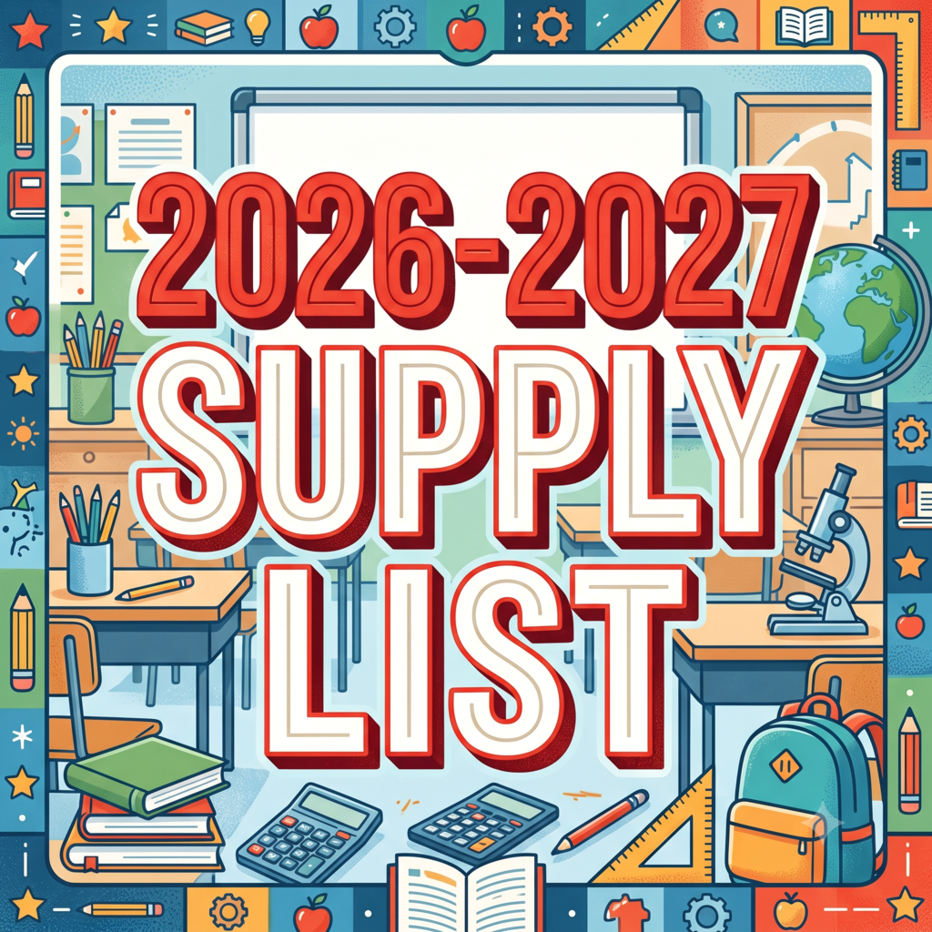 2026-2027 Supply List