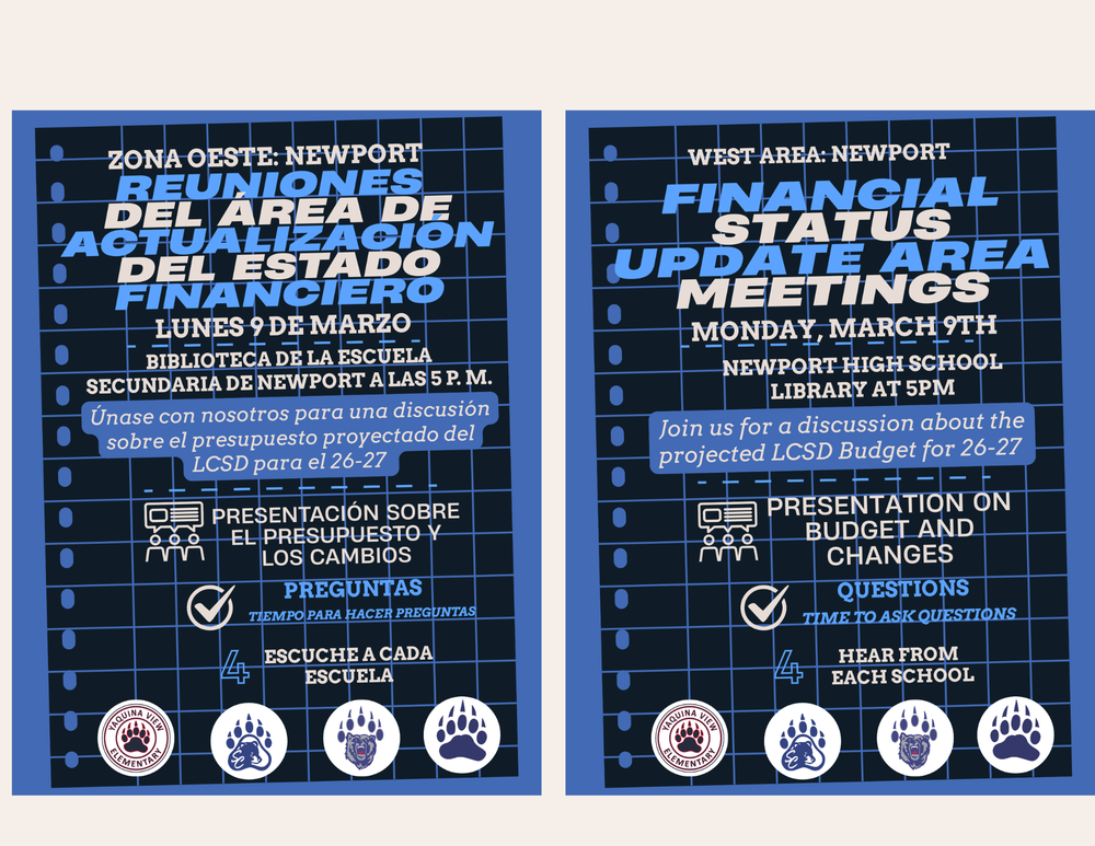 Meeting flyers