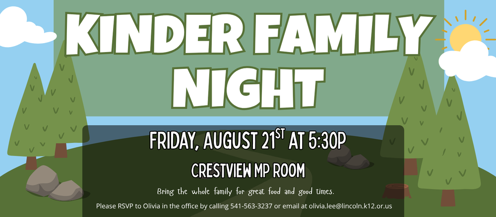 Kinder Family Night