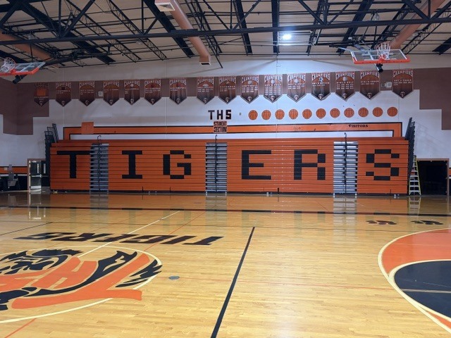 New Taft 7-12 bleachers