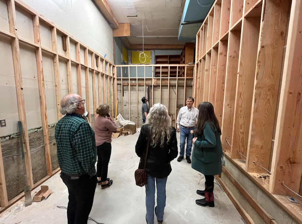 School board tours Sam Case bond improvement projects