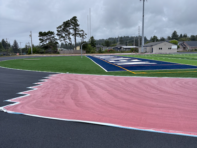 NHS track remodel in progress