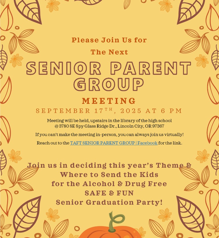 senior parent group meeting