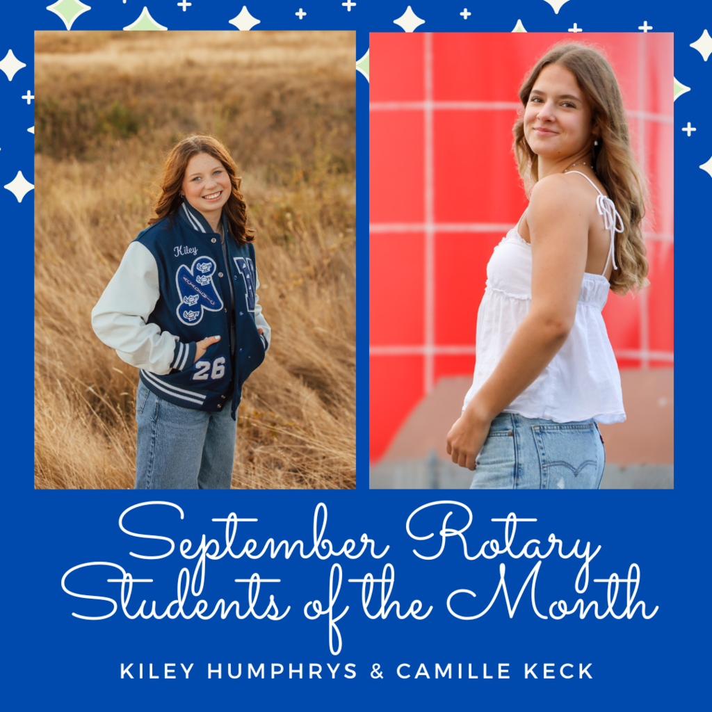 September Rotary Students of the Month