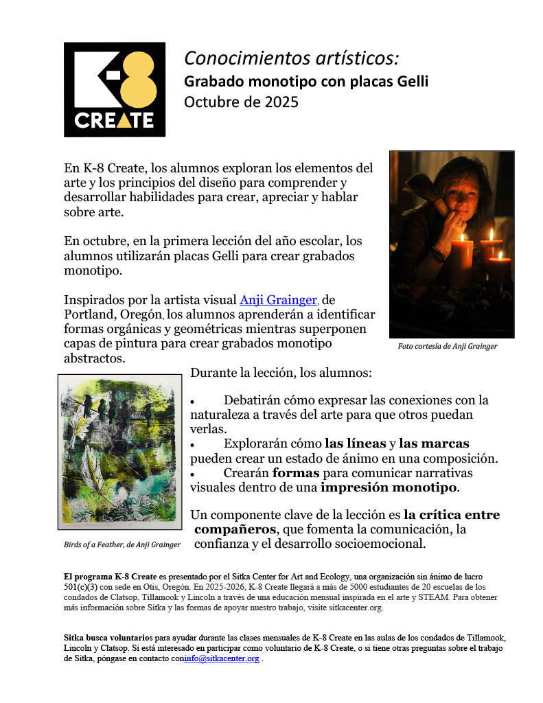 Art Literacy Spanish