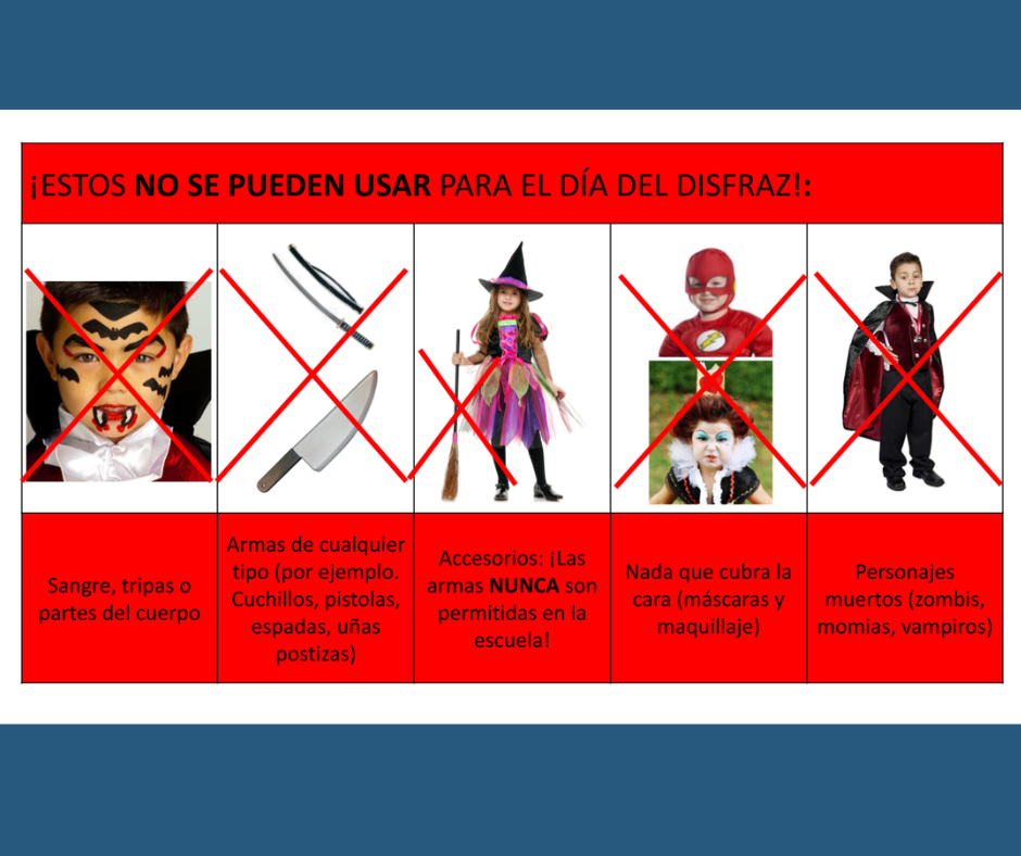 Spanish costumes not okay