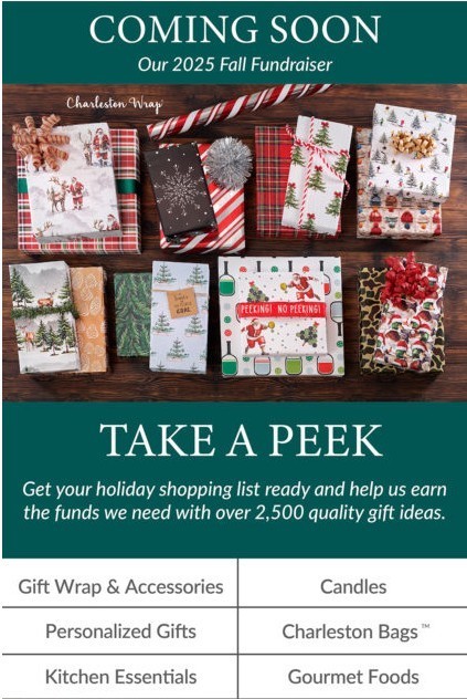 Charelston Wrap 2025 Fall Fundraiser