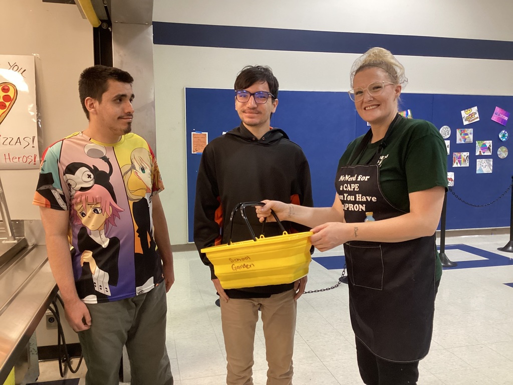 Dropping off basil at NMS.