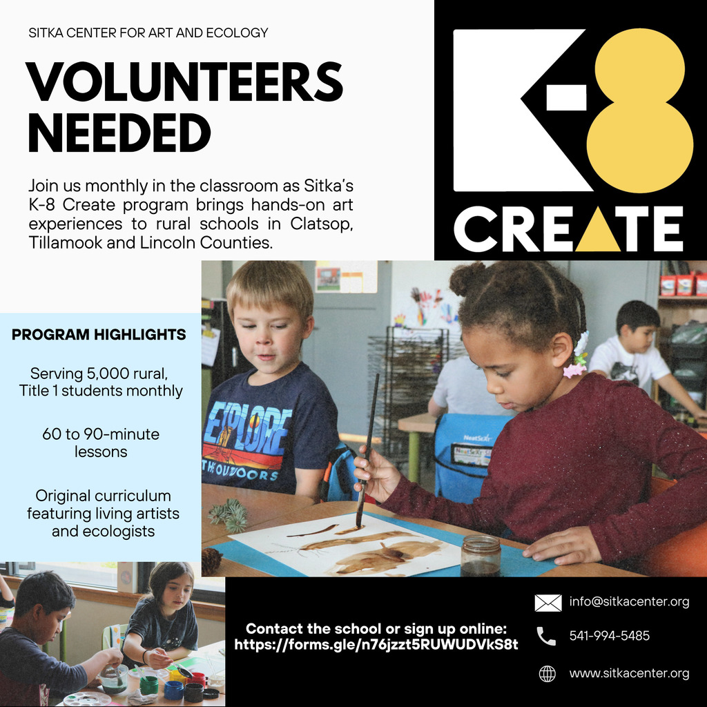 Sitka K-8 Create: Volunteers