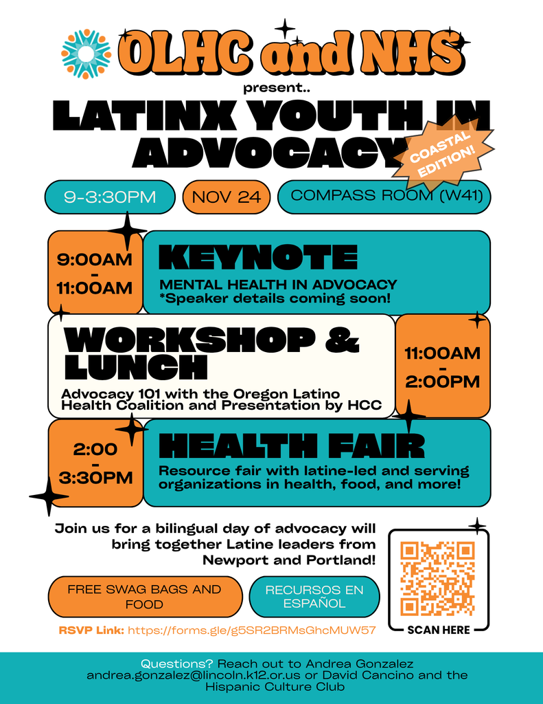 Latinx Youth in Advocacy Flyer