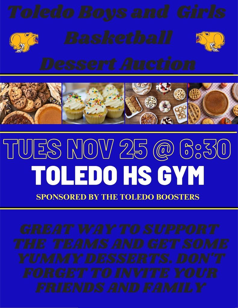 Annual Boys and Girls Basketball Dessert Auction