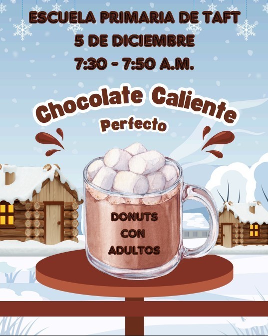 December 2025 Donuts with Grown ups Spanish