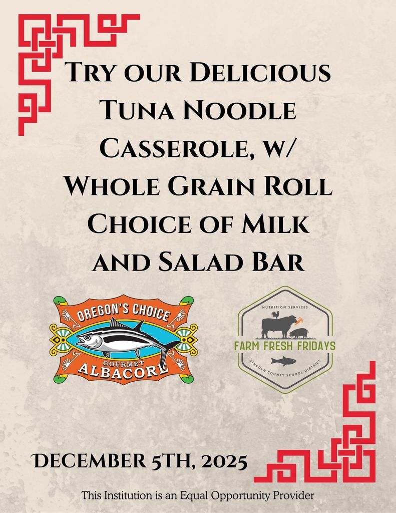 Farm Fresh Friday Elementary Tuna Casserole