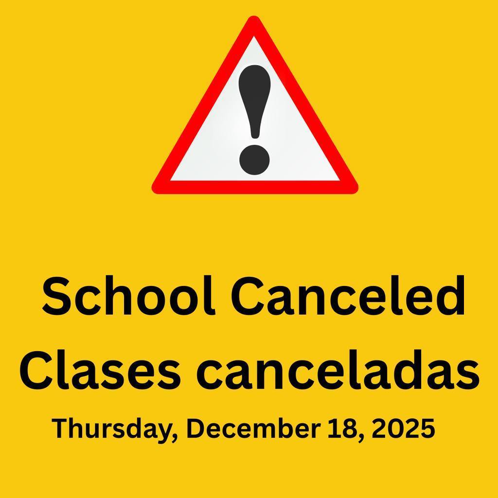 School canceled visual