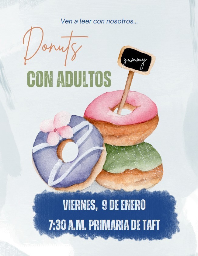 Donuts with Grown-ups Spanish