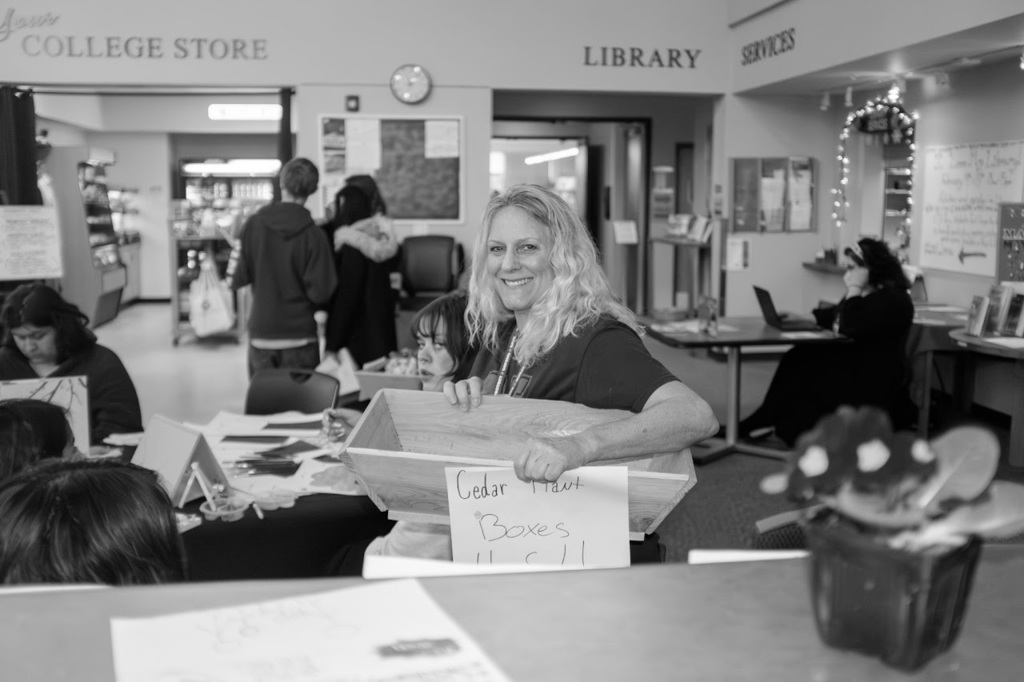 Mrs. Hargett at the CTE Expo