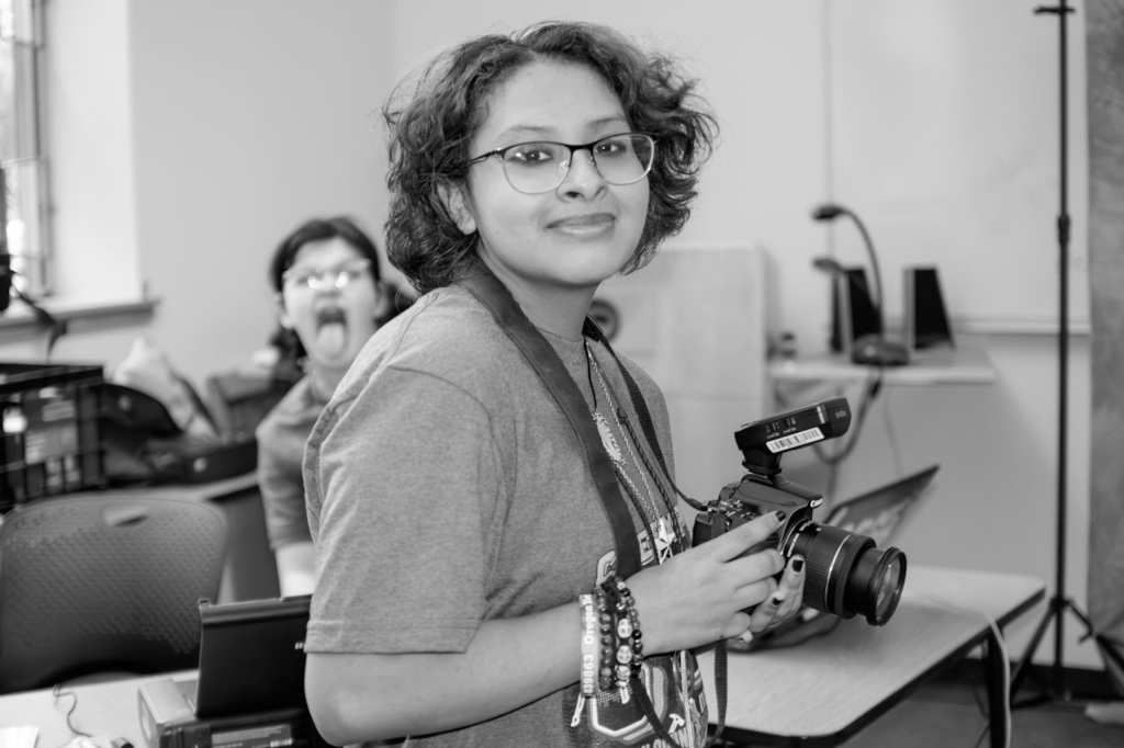 Photography student at CTE Expo