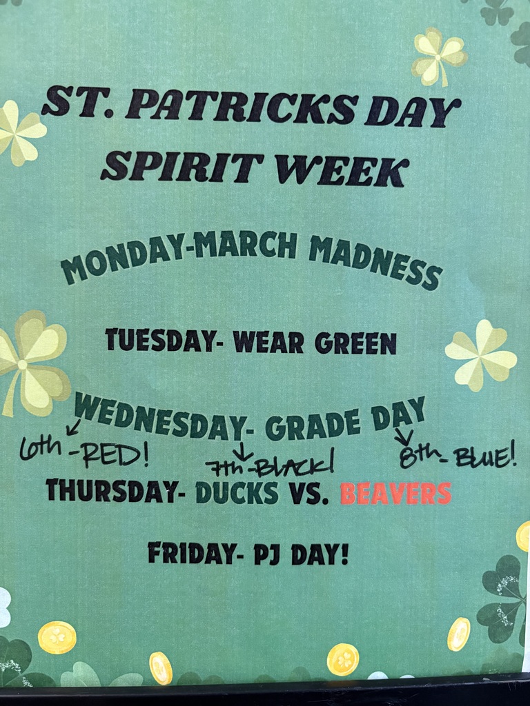 Green Background with Shamrocks and Gold Coins