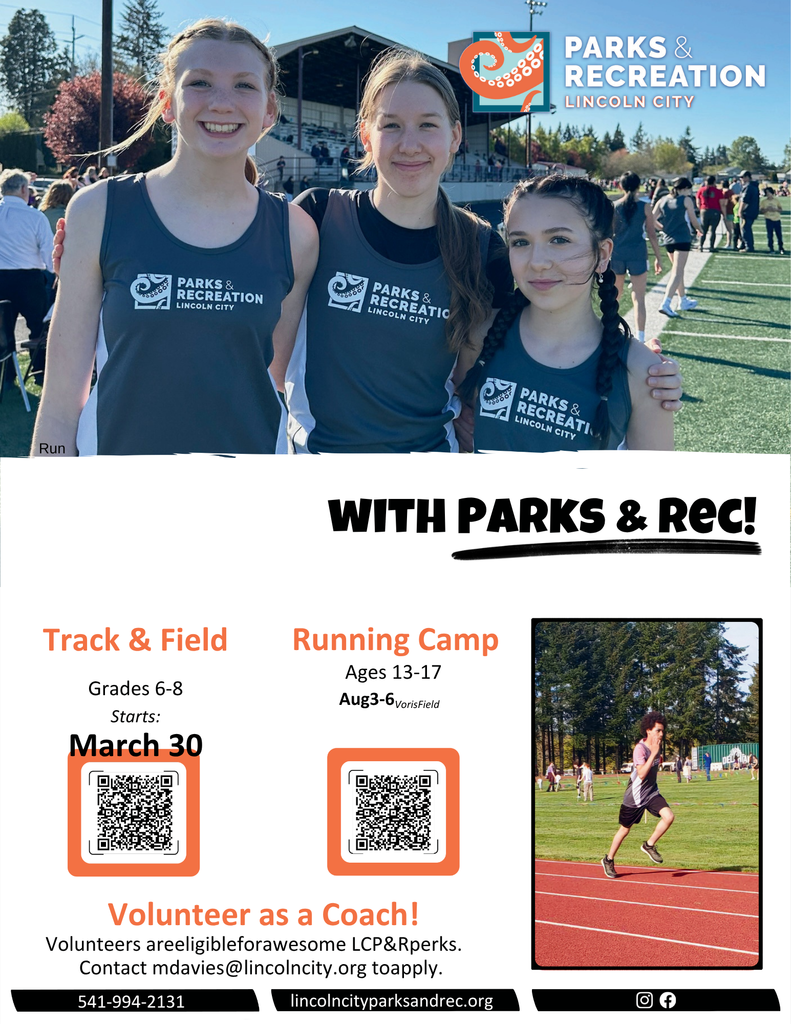 Middle School Track and Field (6th - 8th Grades)