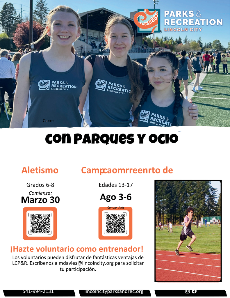 Middle Schoot Track & Field (6th - 8th Grade)