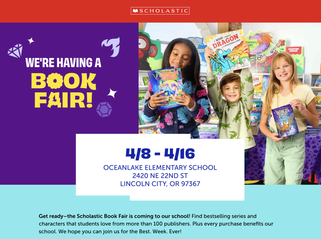 OLES Book Fair Infographic