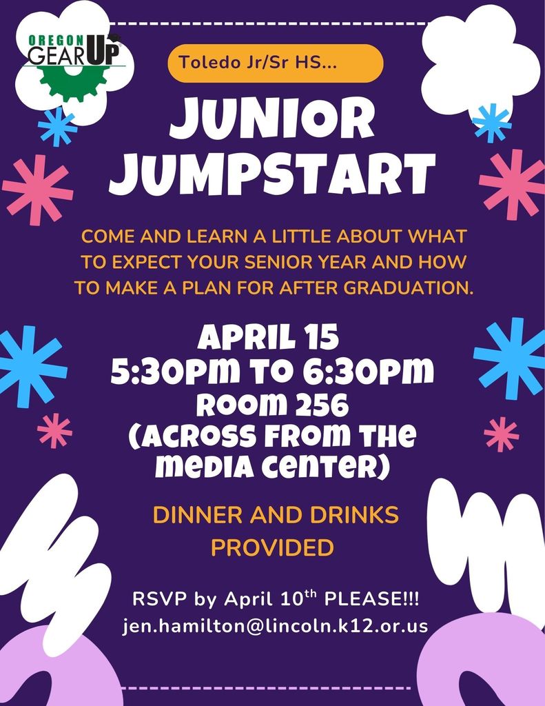 Junior Jumpstart at Toledo Jr/Sr High