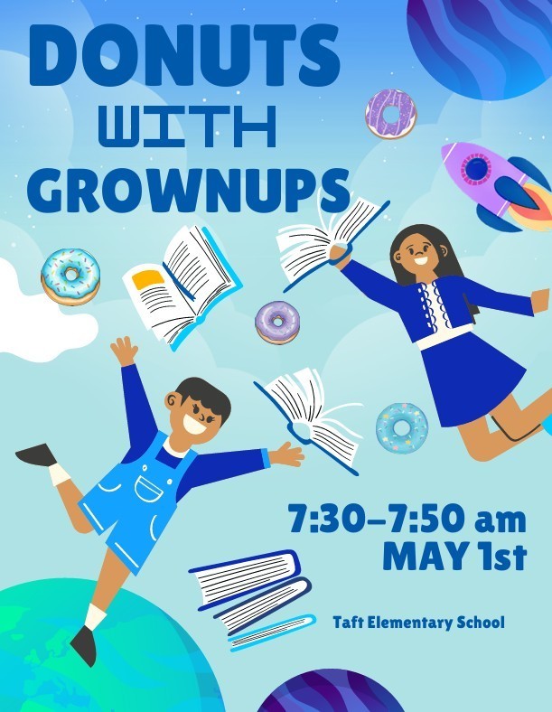 May Donuts with Grown ups English 