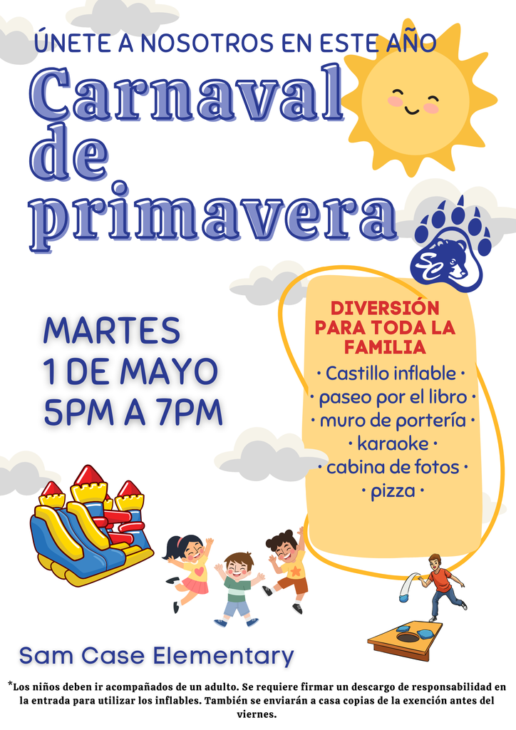 Cartel del carnaval de primavera