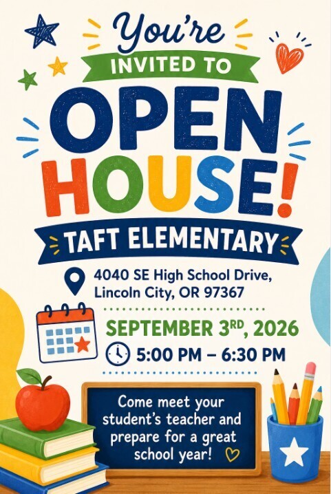 2026 Open House Flyer English